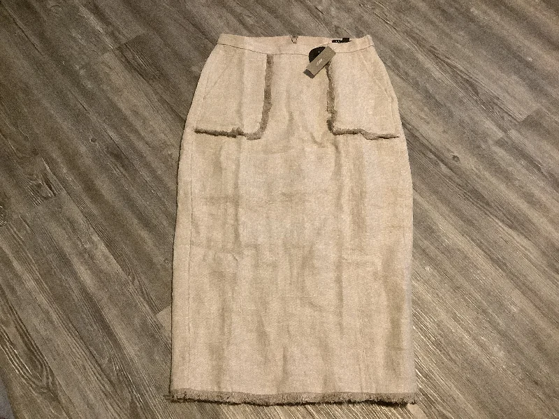 women's casual high-slit skirtsTaupe Skirt Maxi J. Crew, Size Xs