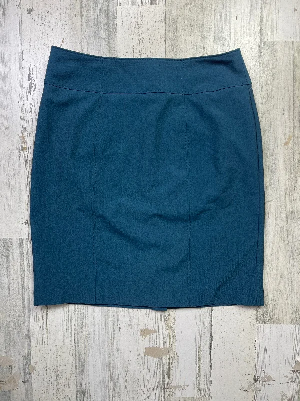 women's high-slit skirtsTeal Skirt Mini & Short Worthington, Size 12