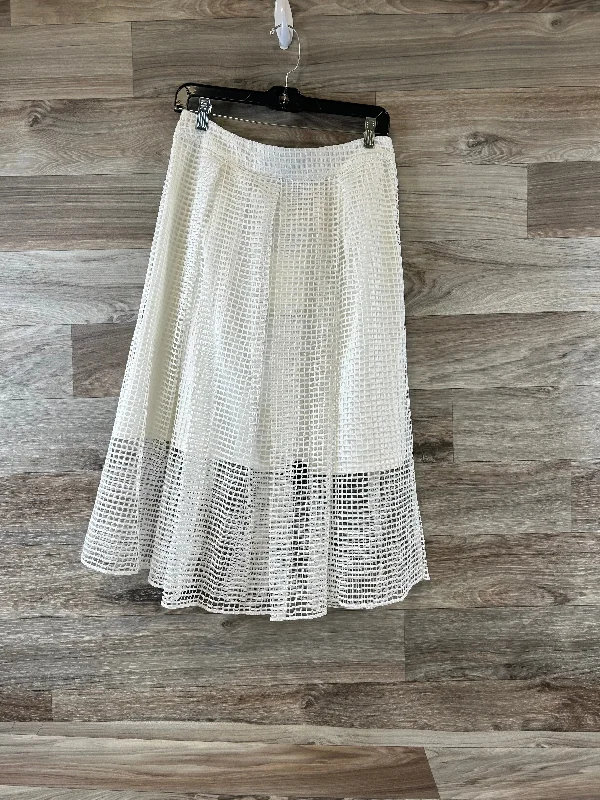 women's lace-up skirtsWhite Skirt Midi Who What Wear, Size 8