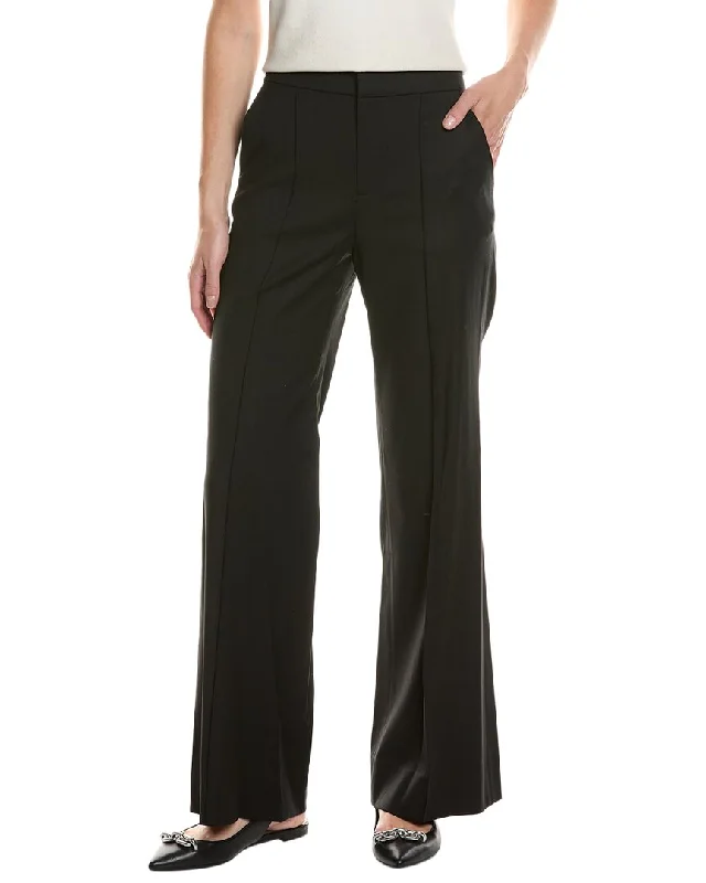 women's fall pantsalice + olivia Dylan High-Rise Wool-Blend Wide Leg Pant