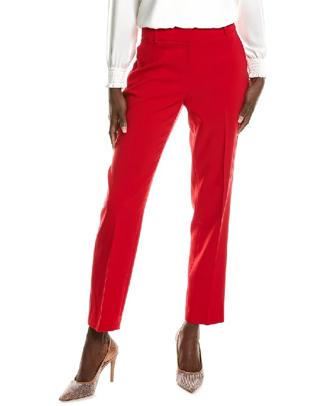 women's moisture-wicking pantsAnne Klein Fly Front Slash Pocket Straight Ankle Pant