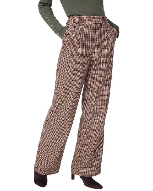 women's patterned pantsJ.McLaughlin Newman Wool-Blend Pant