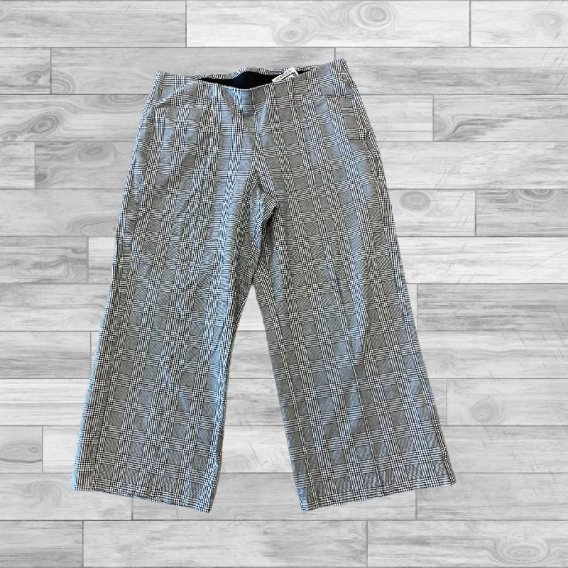 women's warm pantsPants Wide Leg By Old Navy In Plaid Pattern, Size: Xl