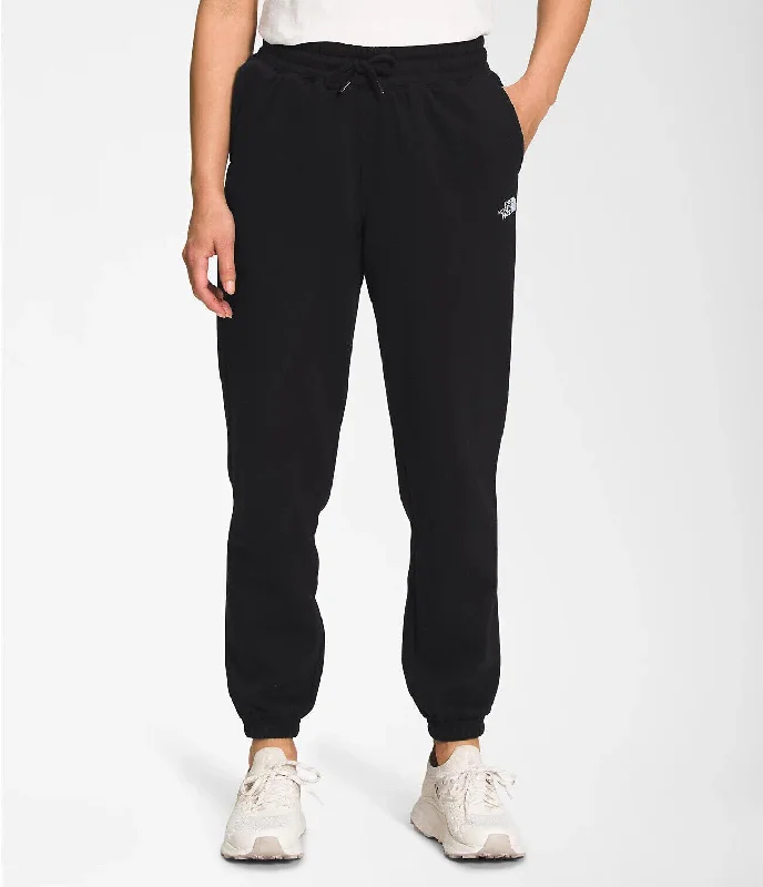 women's active pantsThe North Face NF0A7UPL Women's Black White Half Dome Fleece Sweatpant XL SGN542