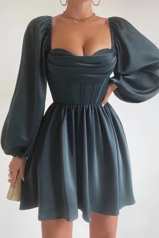 Silk DressBella Dress - Green