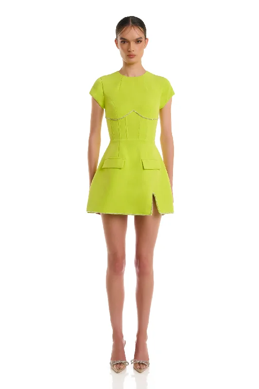 Lace DressMyah Dress - Lime