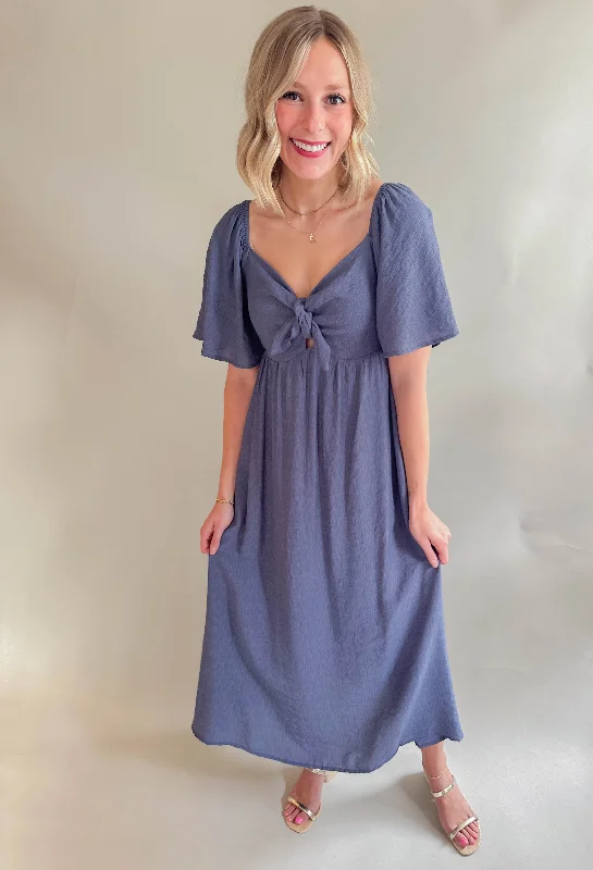 Body-Hugging DressThe Roswell Dress (Navy)