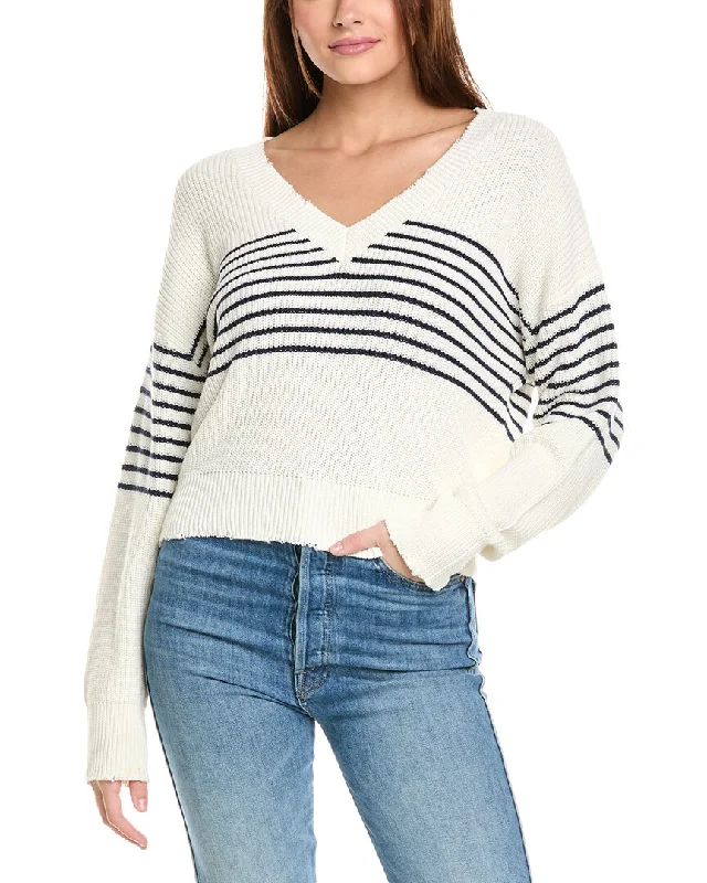 Plus-Size Pullover Chunky Sweaters525 America Lea Distressed Pullover