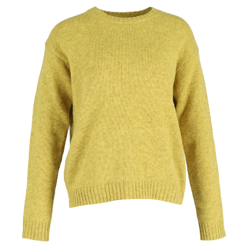 Soft Knitted SweatersAcne Studios Knitted Sweater in Yellow Wool