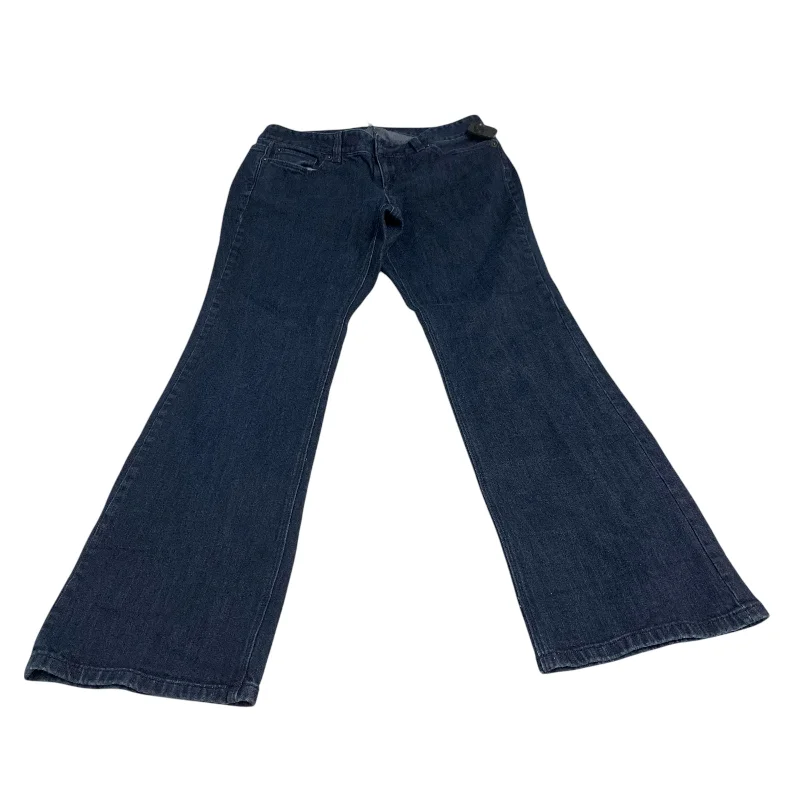 Jeans Boot Cut By Loft In Blue Denim, Size: 8p