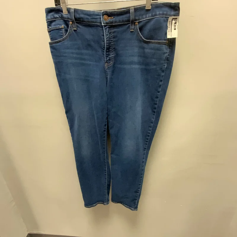 Jeans Straight By Chicos In Blue, Size: 8