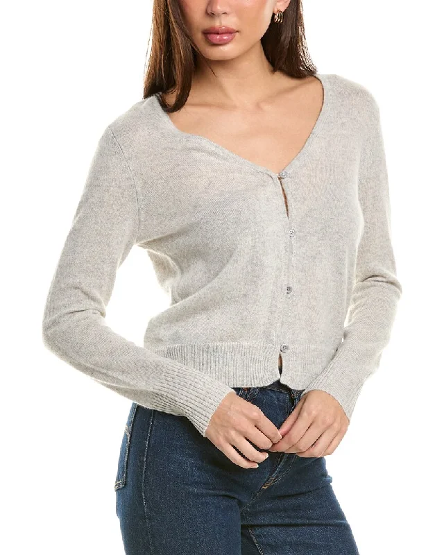 Thick Turtle-Neck Wool Sweatersphilosophy V-Neck Cropped Cashmere Cardigan