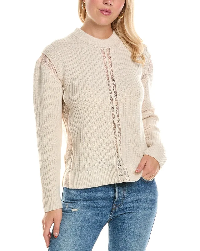 Colorful Comfortable Casual SweatersSIMKHAI Ruba Wool & Cashmere-Blend Sweater