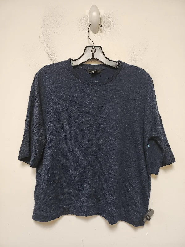 women's tops for date nightsTop Short Sleeve By Club Monaco In Blue, Size: S