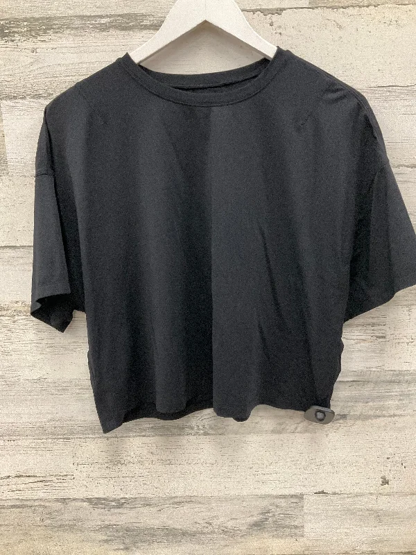 women's tops for mixing and matching with different bottomsTop Short Sleeve By Lululemon In Black, Size: S