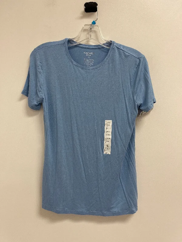 women's tops for everyday eleganceTop Short Sleeve By Nine West In Blue, Size: S