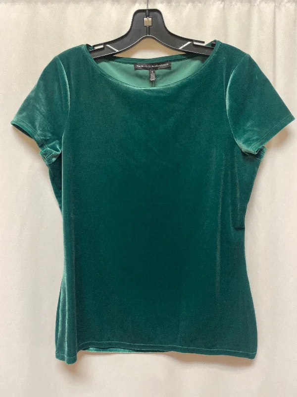 women's tops for those who love to experiment with fashionTop Short Sleeve By White House Black Market In Green, Size: S