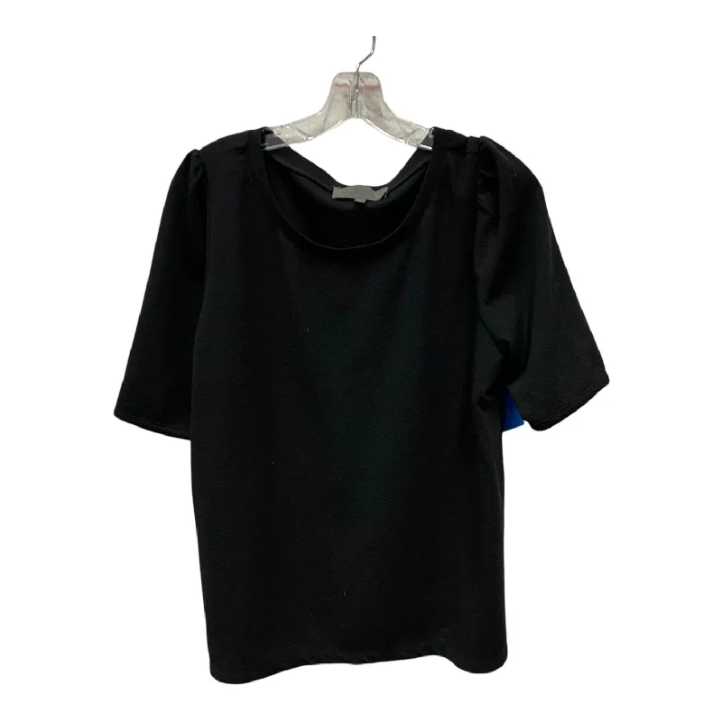 three-quarter sleeve women's topsTop Ss By Sunday In Brooklyn In Black, Size:Xl